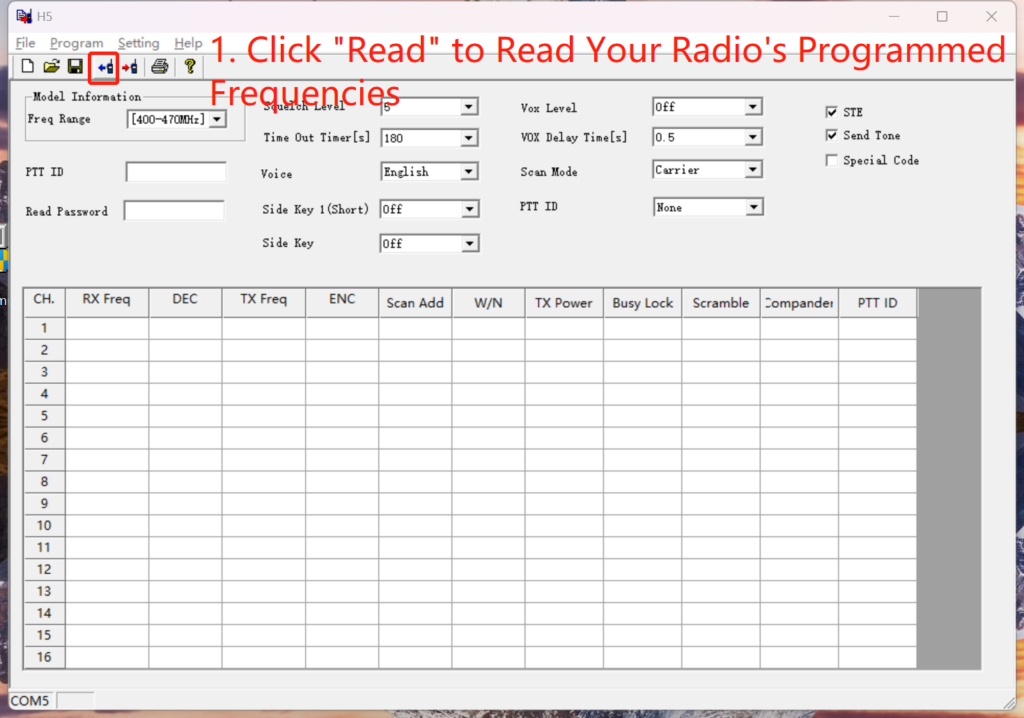 h8 how to program