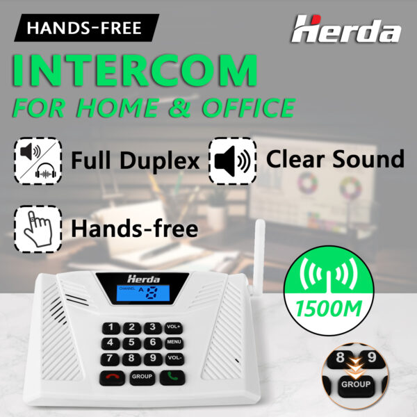 f60 white home intercom main image 1