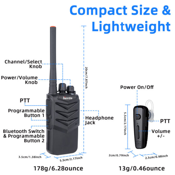 hb5 walkie talkie product main image 9