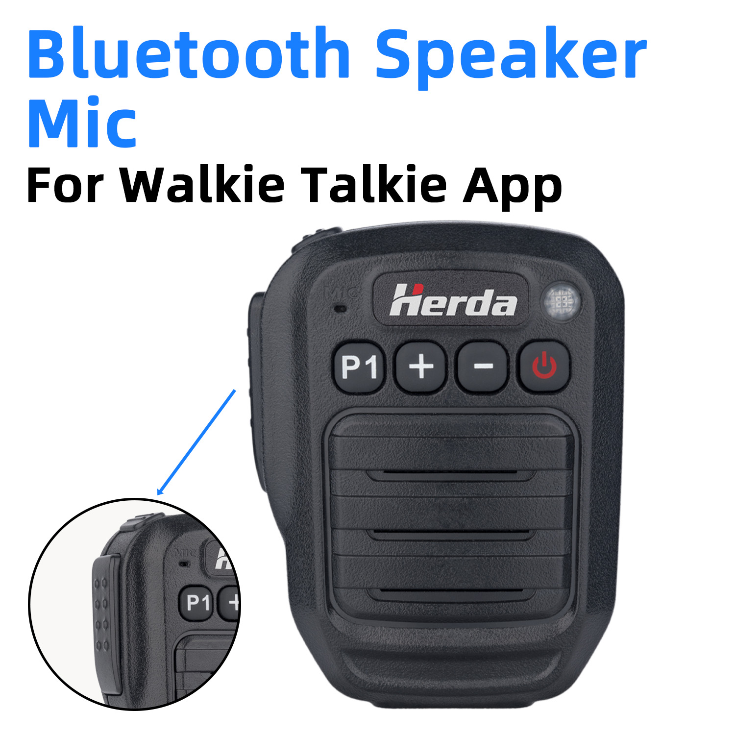 Remote Speaker Microphone (Integrated Zello PTT)