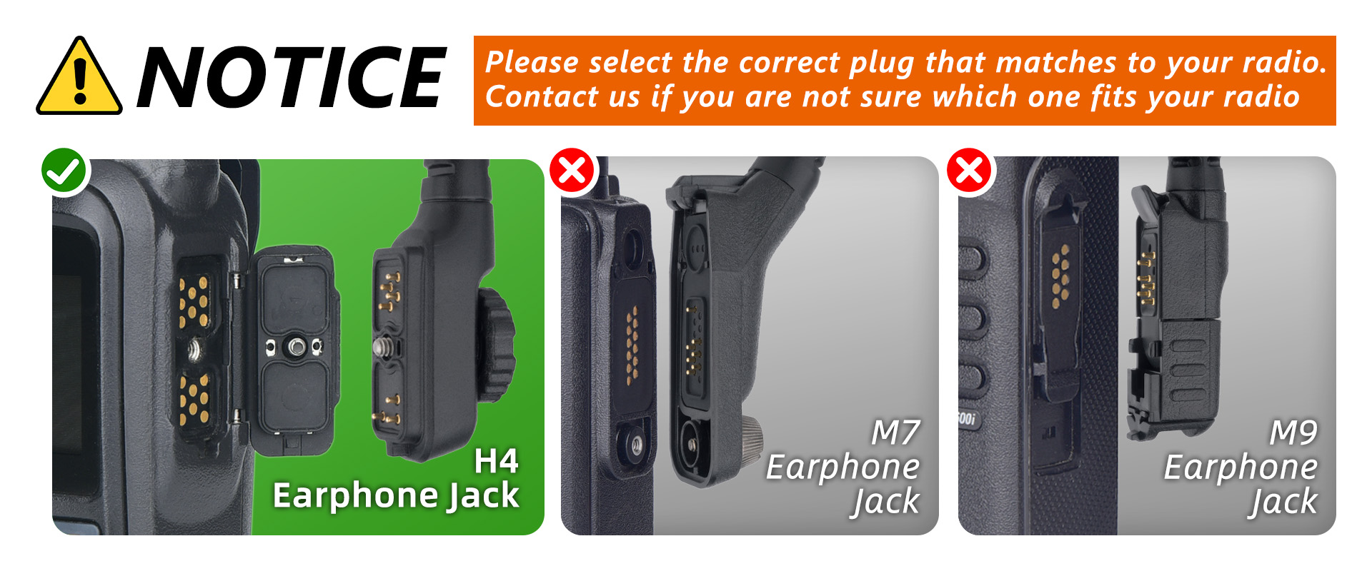 heng-780 walkie talkie noise reduction earpiece product description image 4