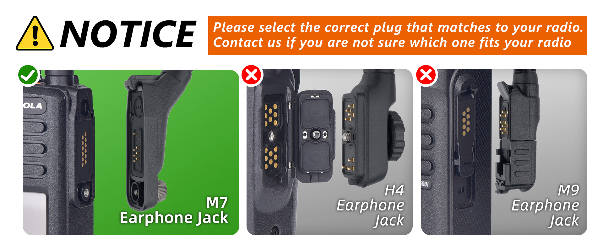 heng-8668 walkie talkie noise reduction earpiece product description image 4