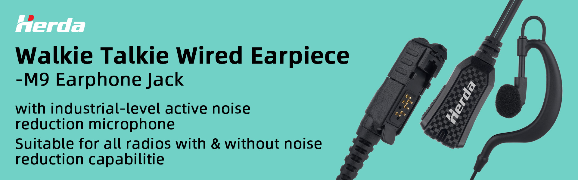 motorola walkie talkie earpiece product description image 1