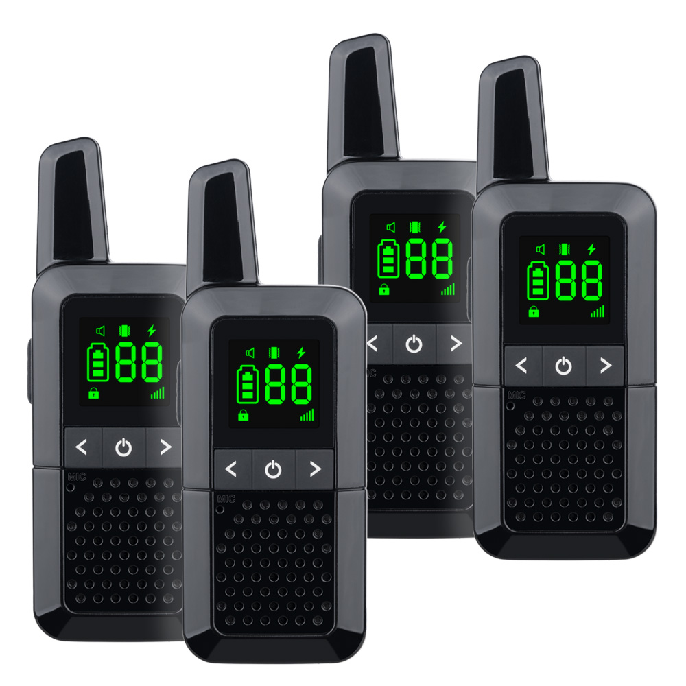 Q3 License-free Small Walkie Talkie with Earpiece