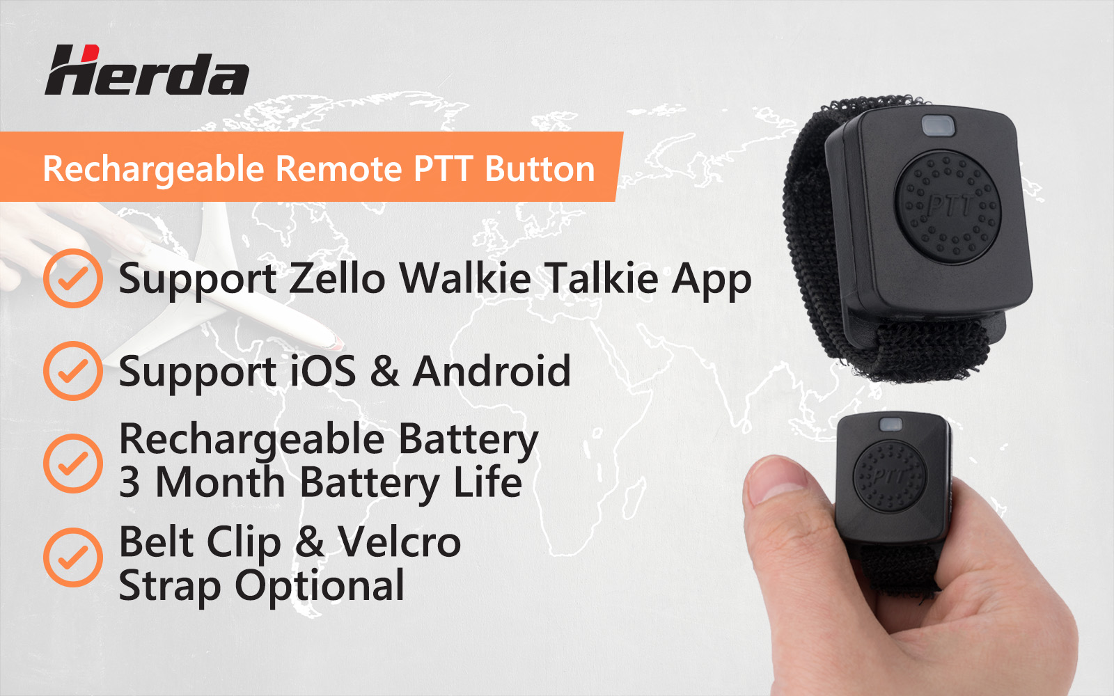 Zello Bluetooth PTT Switch Product Description 1