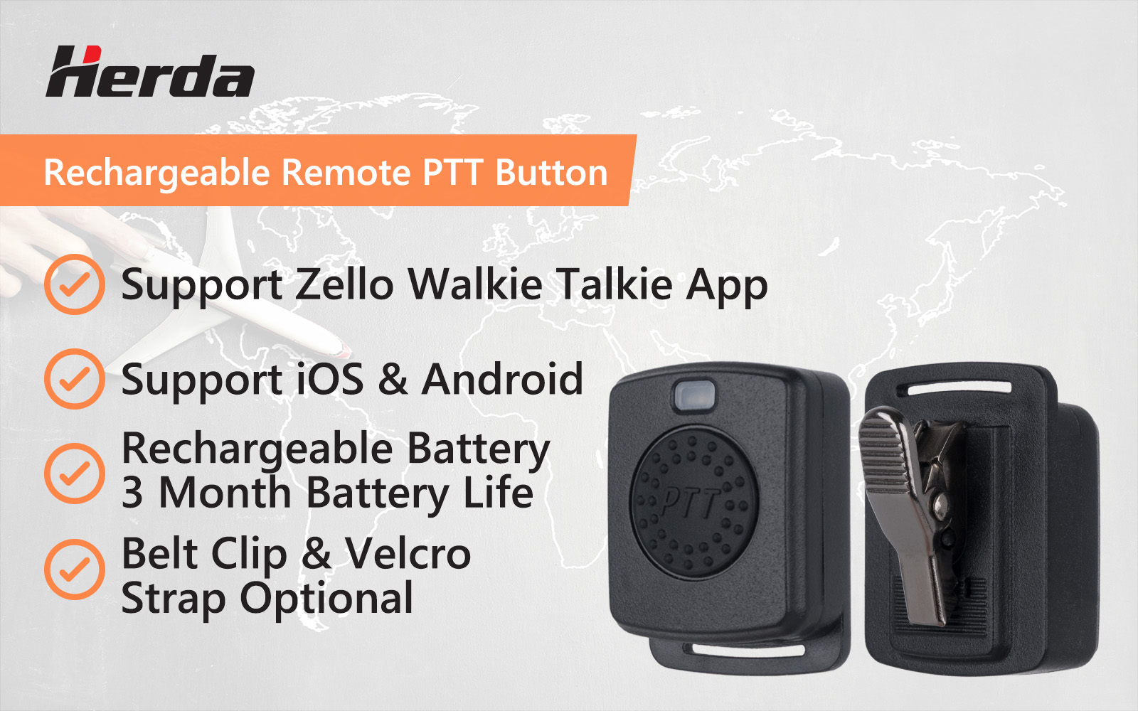 Zello Bluetooth PTT Switch Product Description 1