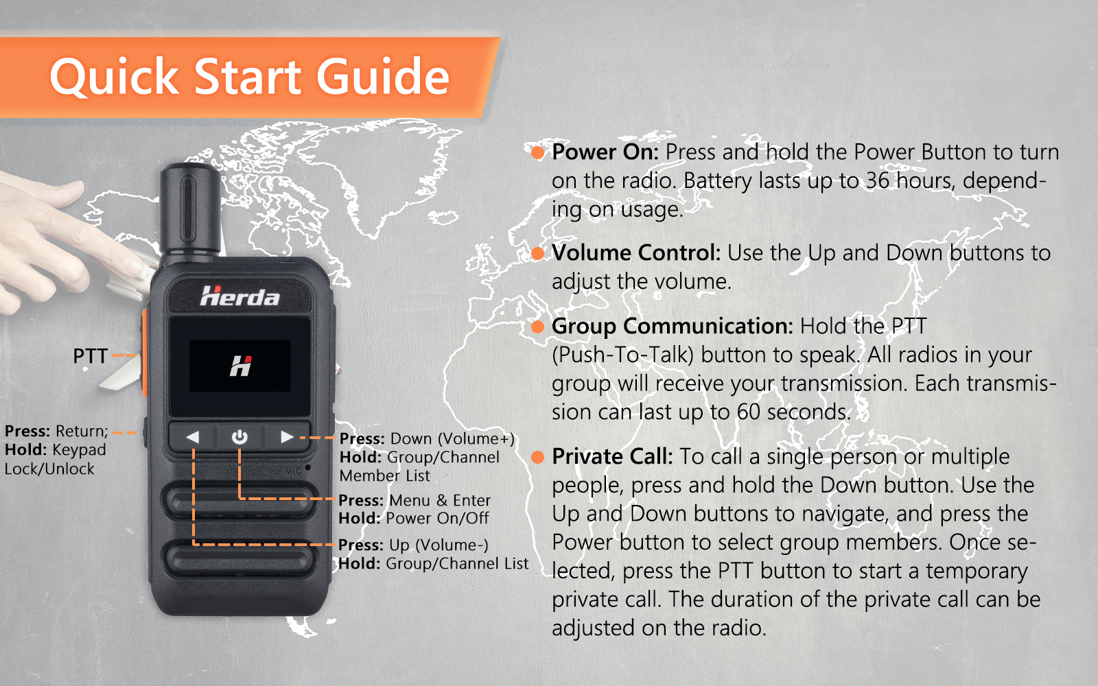 push to talk over cellular walkie talkie product description 3