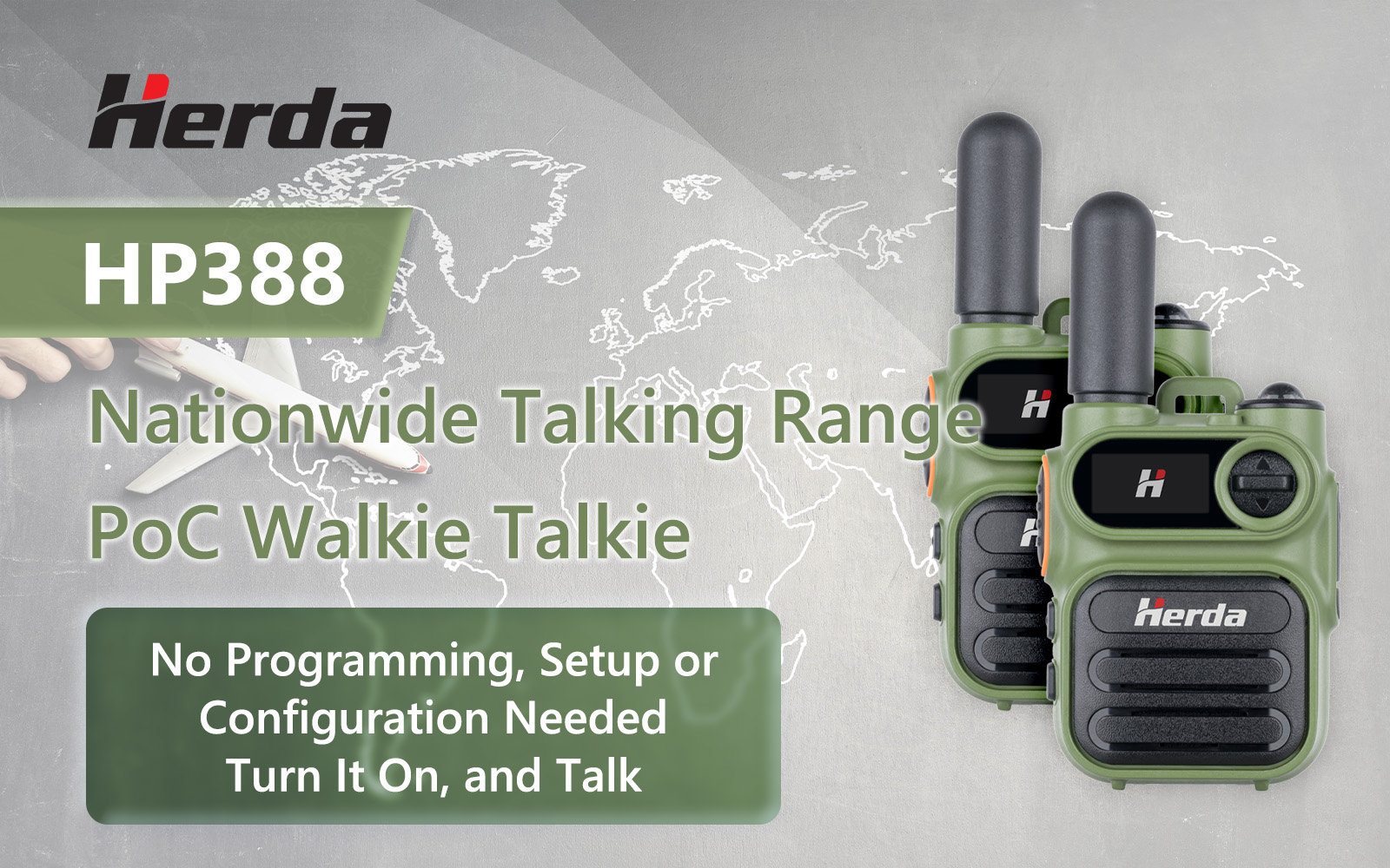 Nationwide PTT Walkie-Talkie Product Description 1