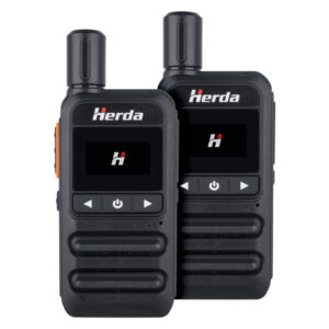 unlimited range mini poc walkie talkie with charging stand