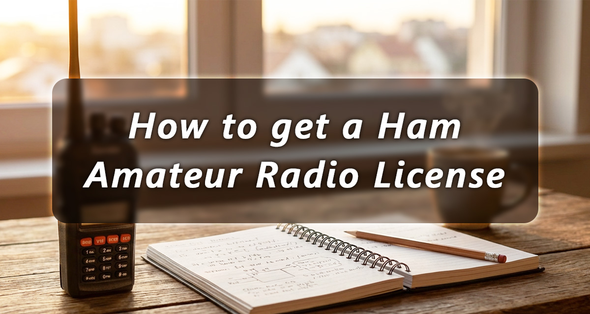 how to get a ham amateur radio license 0