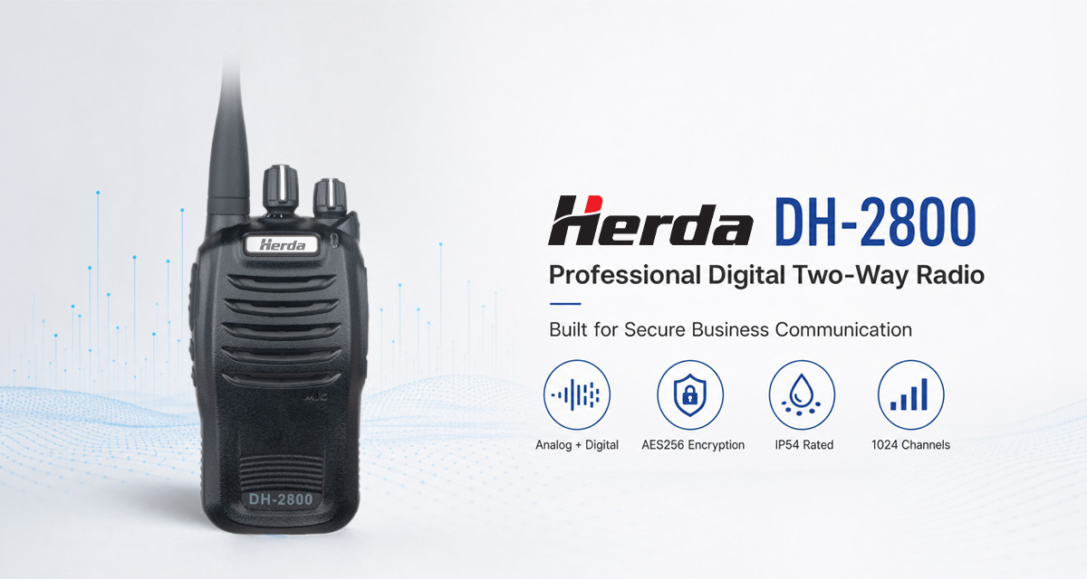 dh-2800 dual mode dmr walkie-walkie product description 1
