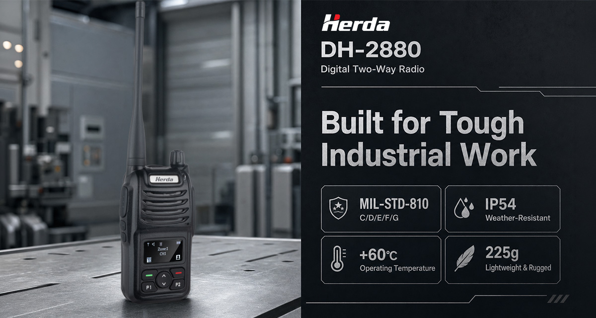 dh-2880 AES256 DMR Digital Walkie Talkie product description 1