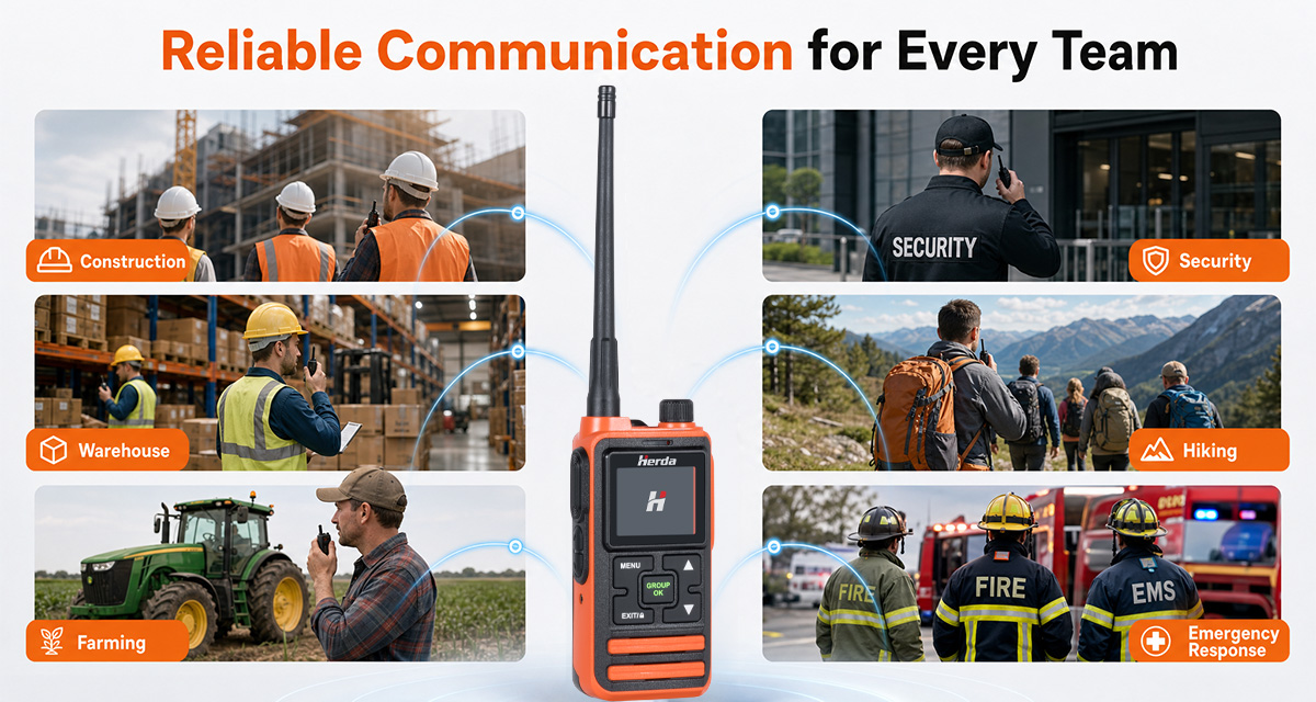 h30 group ptt walkie talkie product content